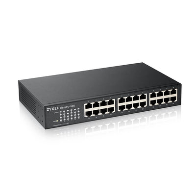 Zyxel GS1100-24E Ohanterad Gigabit Ethernet (10/100/1000) Svart