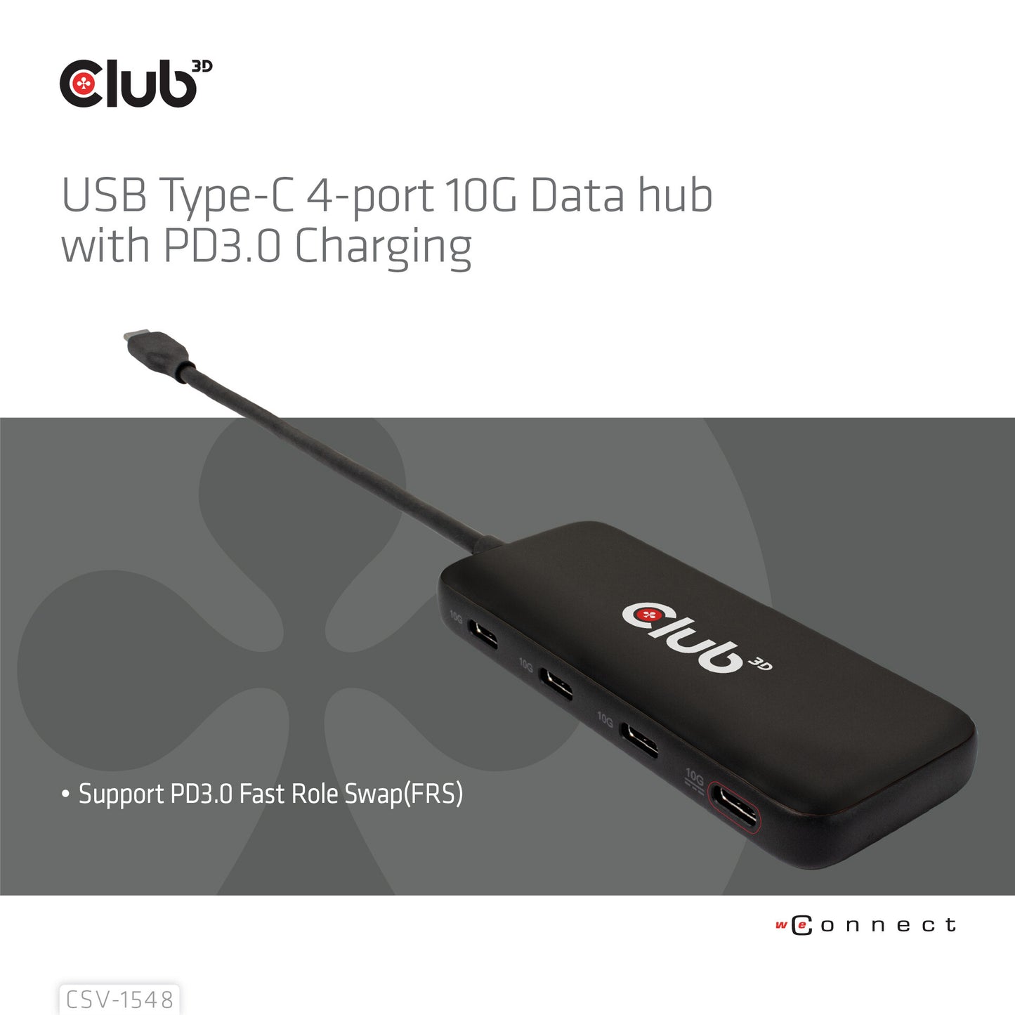 CLUB3D CSV-1548 gränssnittshubbar