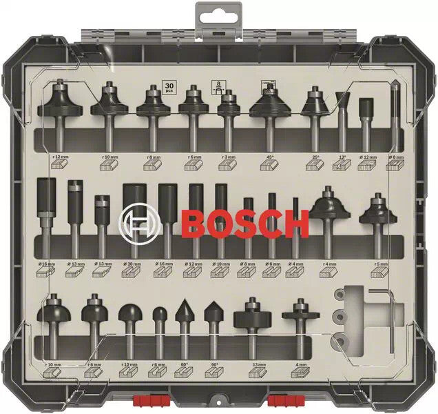 Bosch 2 607 017 475 fräsar Fräs sats 30 styck
