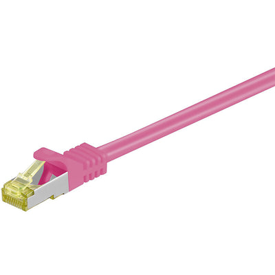 Goobay RJ-45 CAT7 1.5m nätverkskablar Magenta 1,5 m S/FTP (S-STP)