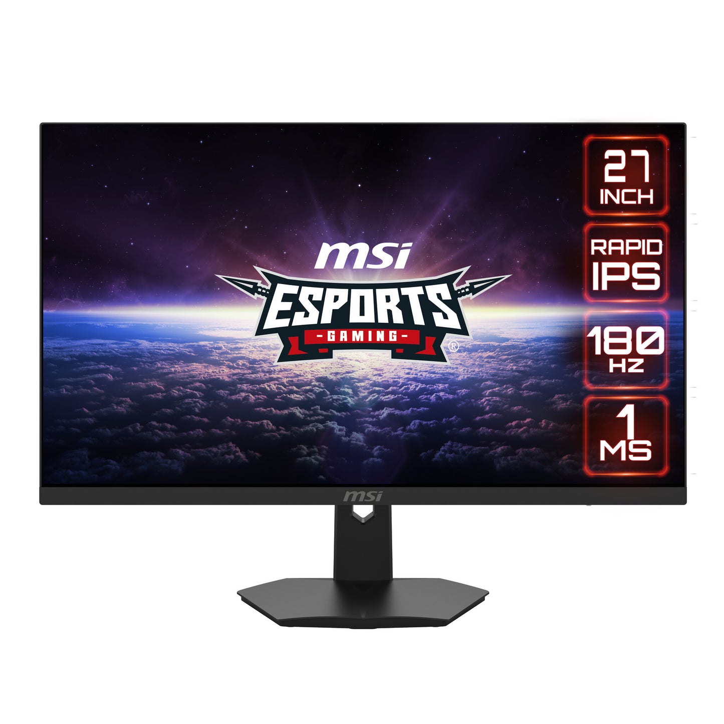 MSI G274F platta pc-skärmar 68,6 cm (27") 1920 x 1080 pixlar Full HD LCD Svart
