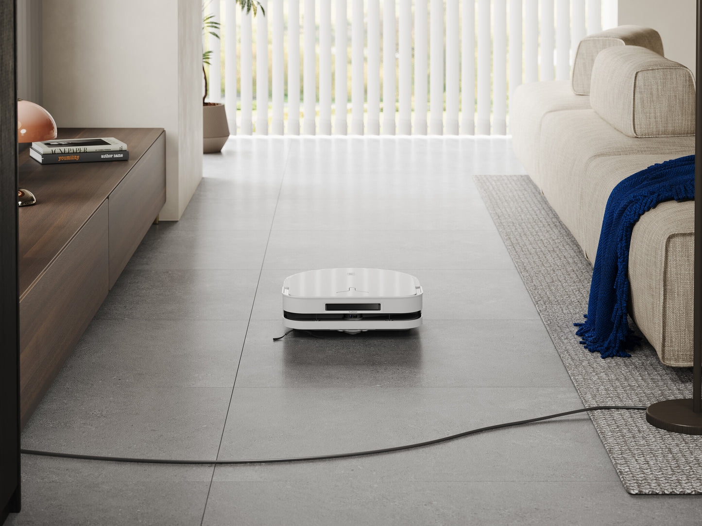 Ecovacs Deebot X5 Omni 0,25 l Utan påse Vit