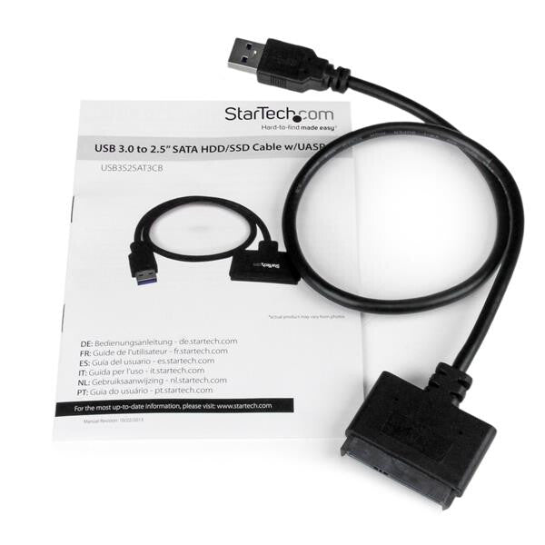 StarTech.com SATA till USB-kabel med UASP
