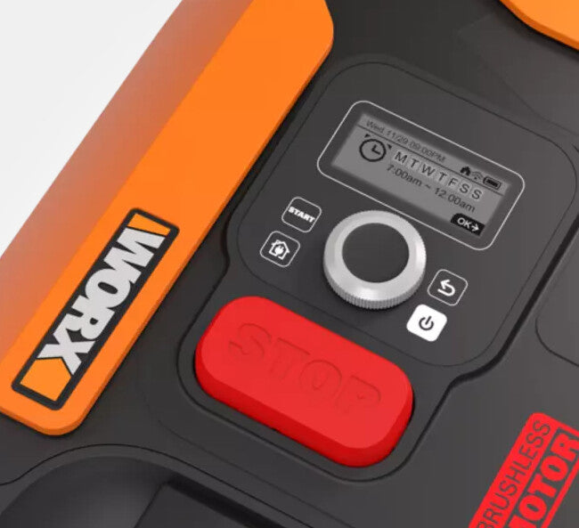 WORX WR165E gräsklippare Robotgräsklippare Batteri Svart, Orange