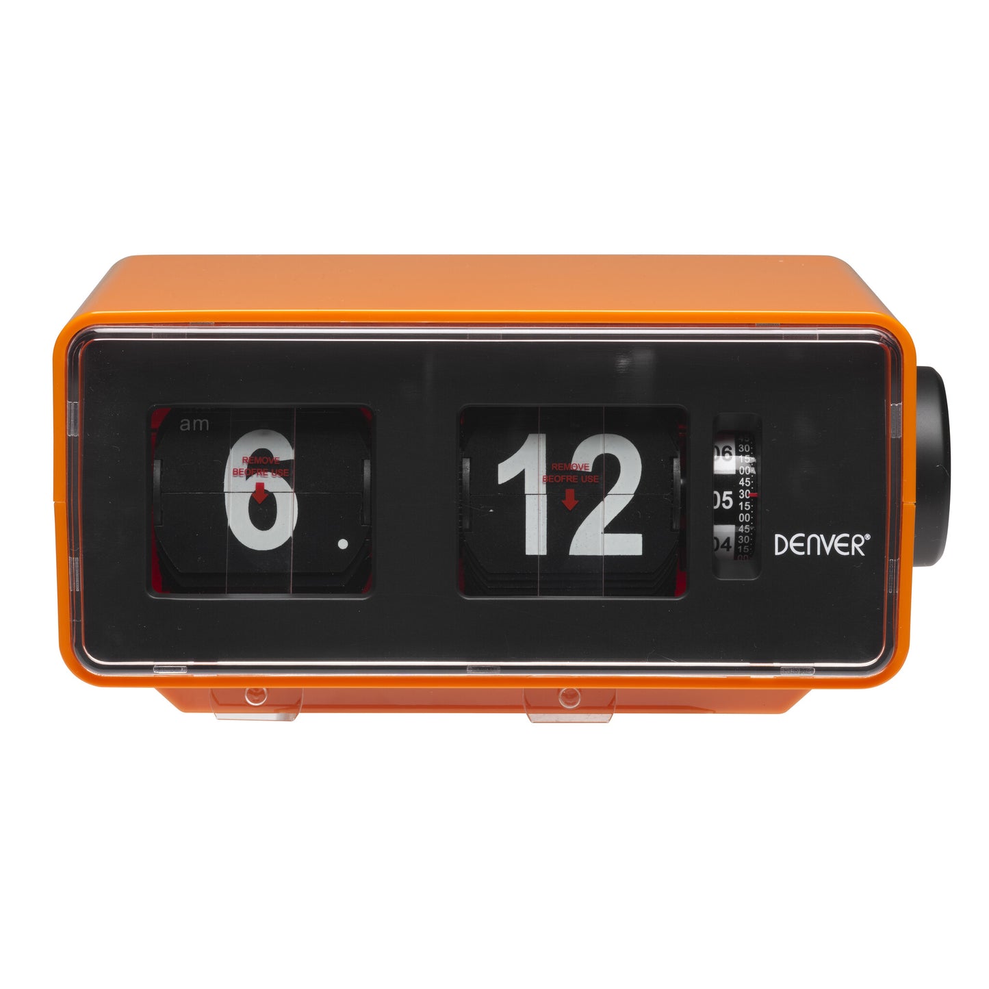 Denver CR-425 radioapparater Klockradio Analog och digital Orange