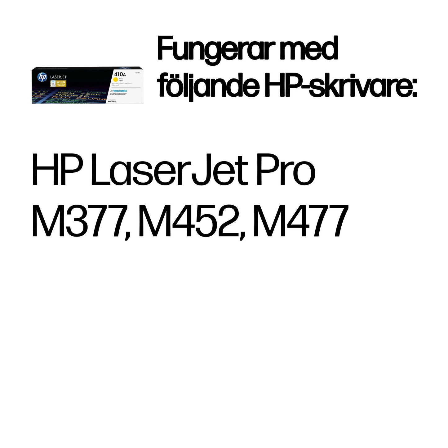 HP 410A gul original LaserJet-tonerkassett