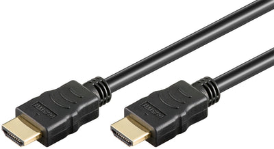 Goobay 41082 HDMI-kabel 1 m HDMI Typ A (standard) Svart