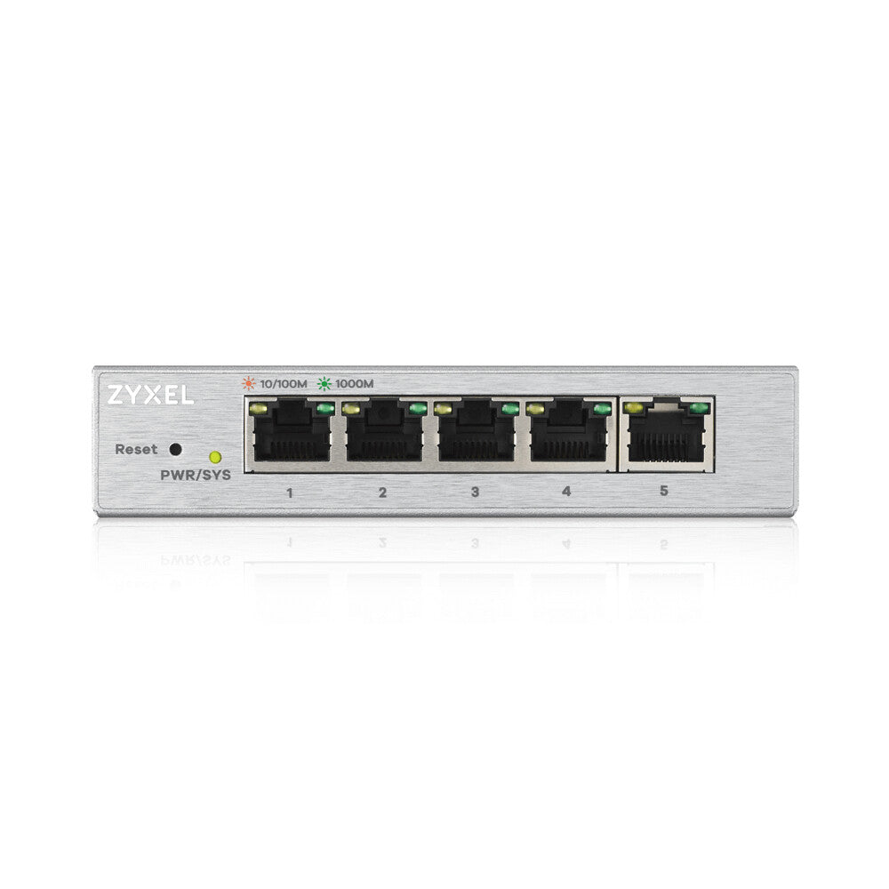 Zyxel GS1200-5 hanterad Gigabit Ethernet (10/100/1000) Silver
