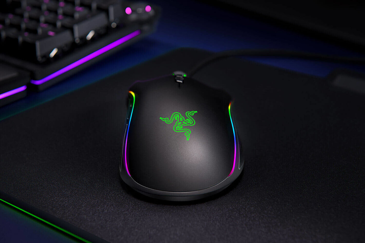 Razer Mamba Elite datormöss Spela högerhand USB Type-A Optisk 16000 DPI