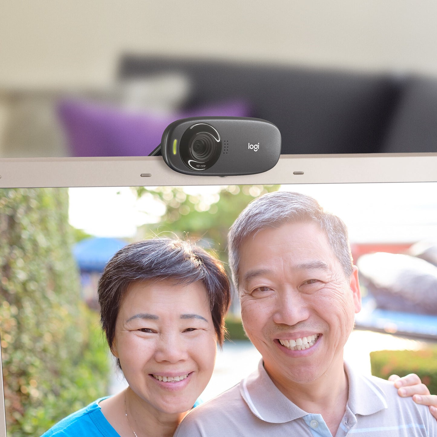 Logitech 960-001065 webbkameror 5 MP 1280 x 720 pixlar USB Svart
