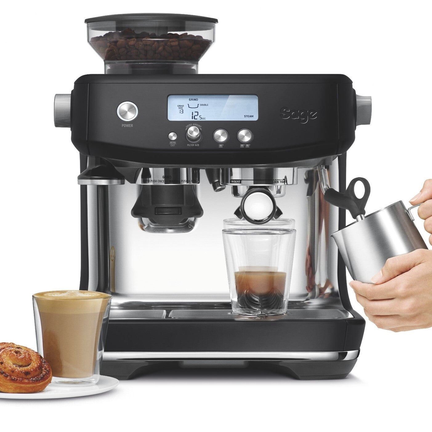 Sage the Barista Pro Helautomatisk Espressomaskin 1,98 l
