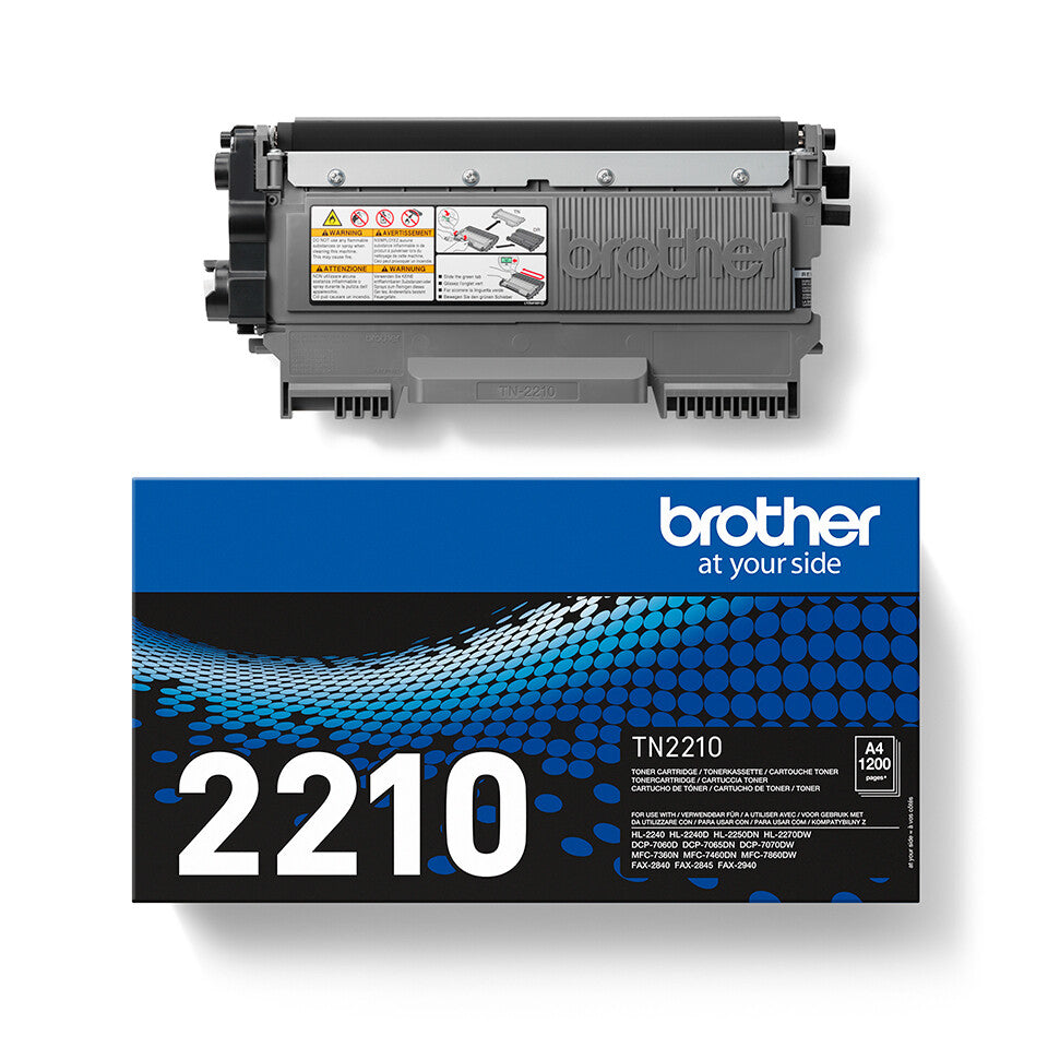 Brother TN-2210 Tonerkassett 1 styck Original Svart