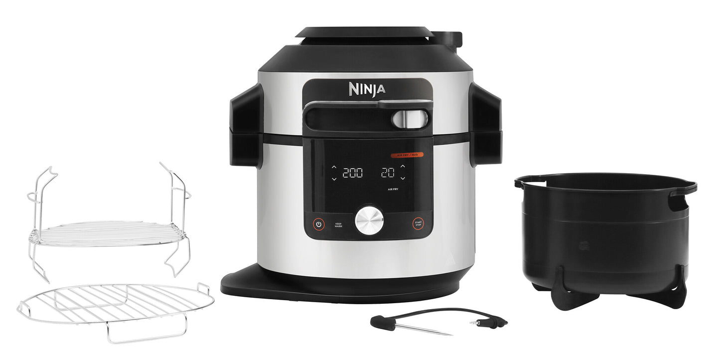 Ninja OL750EU multicooker 7,5 l 1760 W Svart, Rostfritt stål