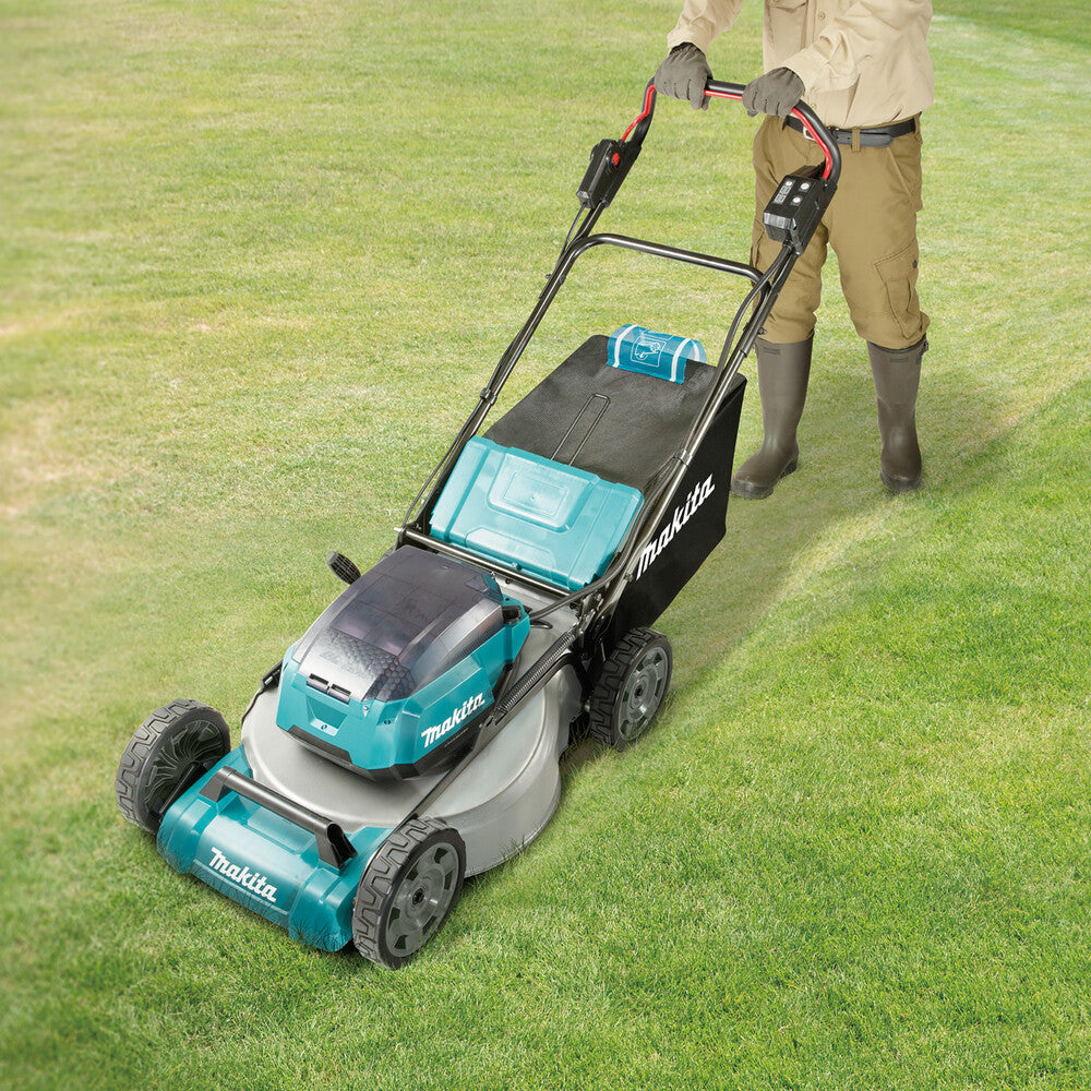 Makita DLM530Z gräsklippare Motorgräsklippare Batteri Svart, Blå