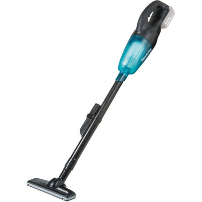Makita DCL180ZB upprättstående dammsugare och elektrisk sopborste 2-in-1 stick vacuum Batteri Torr Utan påse 0,65 l Svart, Blå 3 Ah