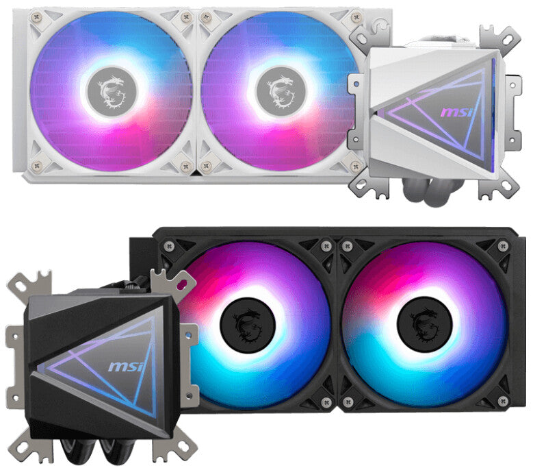 MSI MAG CORELIQUID I240 kylsystem för dator Datorväska Allt-i-ett vätskekylare 12 cm Svart 1 styck