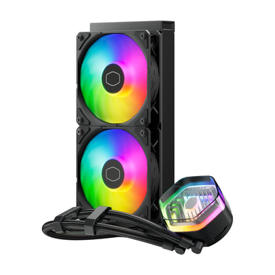 Cooler Master MasterLiquid 240 ATMOS Processor Vätskekylningskit 12 cm Svart
