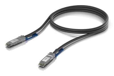 Ubiquiti UACC-DAC-QSFP28-1M InfiniBand och fiberoptisk kabel Svart