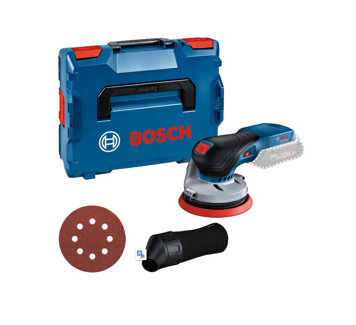 Bosch GEX 18V-125 Professional Excenterslip 10000 RPM 20000 OPM Svart, Blå, Grå, Röd