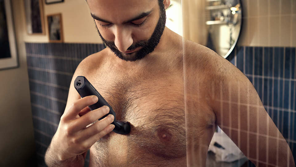 Philips BODYGROOM Series 3000 BG3017/01 kroppsepilatorer Svart, Grå