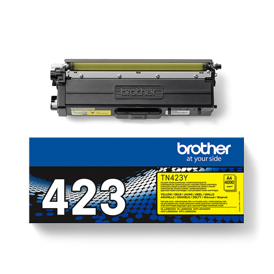 Brother TN-423Y Tonerkassett 1 styck Original Gul
