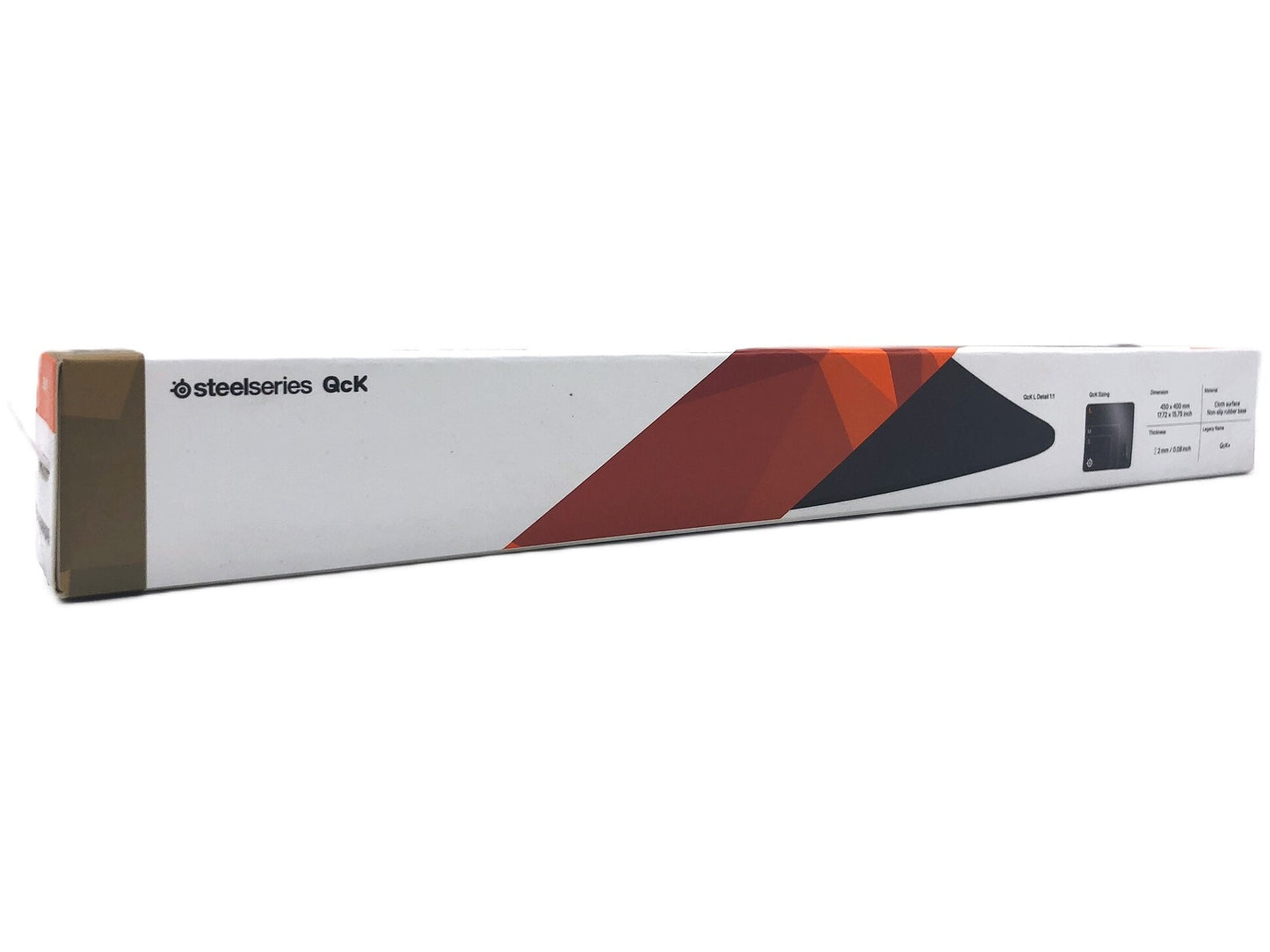 SteelSeries QcK Large – Musmatta i Micro-Woven Cloth med Anti-Slip (45×40 cm)