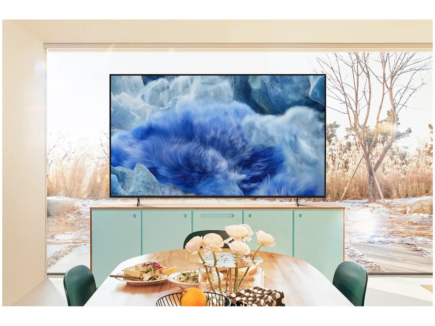 Samsung QE55Q8FAAU 55” QLED 4K Smart TV (2025) – Dual LED, HDR10+ Adaptive, Quantum HDR+, Tizen, ALLM, AirSlim, Dolby Atmos, 3x HDMI