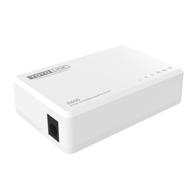 TOTOLINK S505-V5 nätverksswitchar Ohanterad Fast Ethernet (10/100) Vit