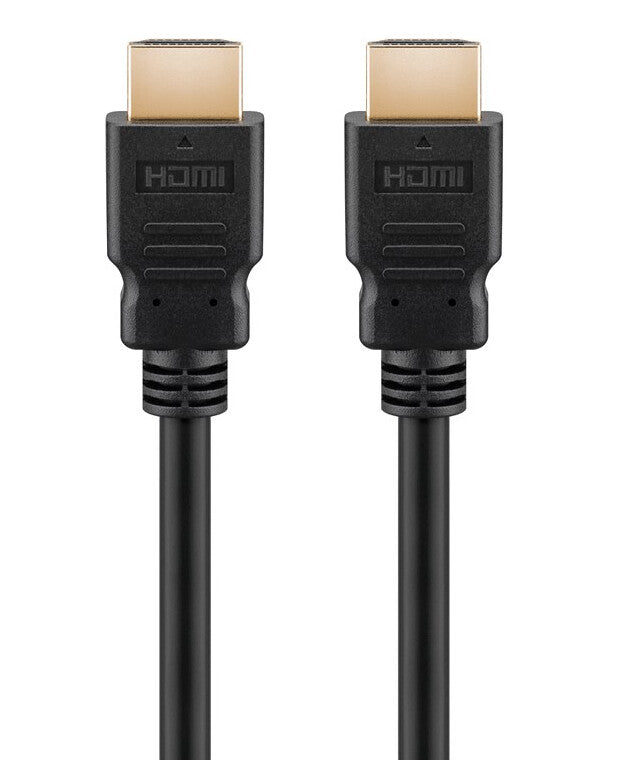 Goobay 41082 HDMI-kabel 1 m HDMI Typ A (standard) Svart