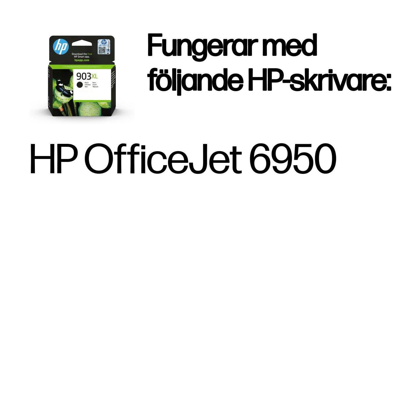 HP 903XL – svart originalpatron med hög kapacitet