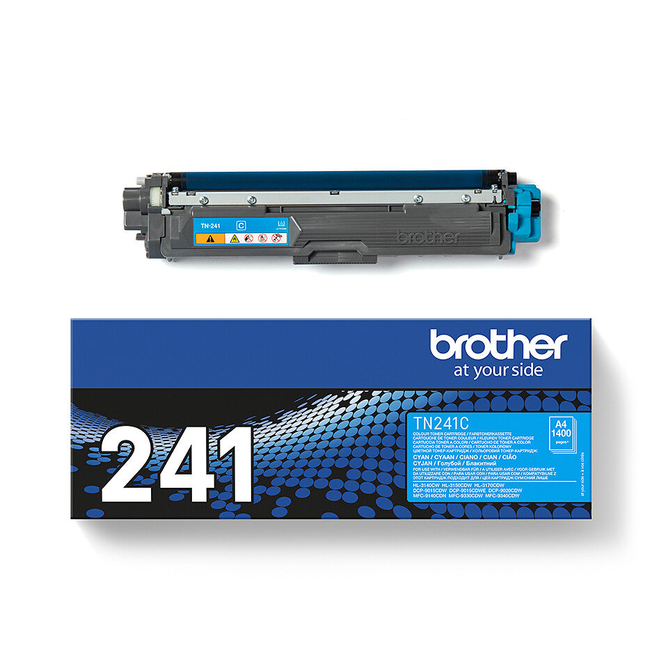 Brother TN-241C Tonerkassett 1 styck Original Cyan