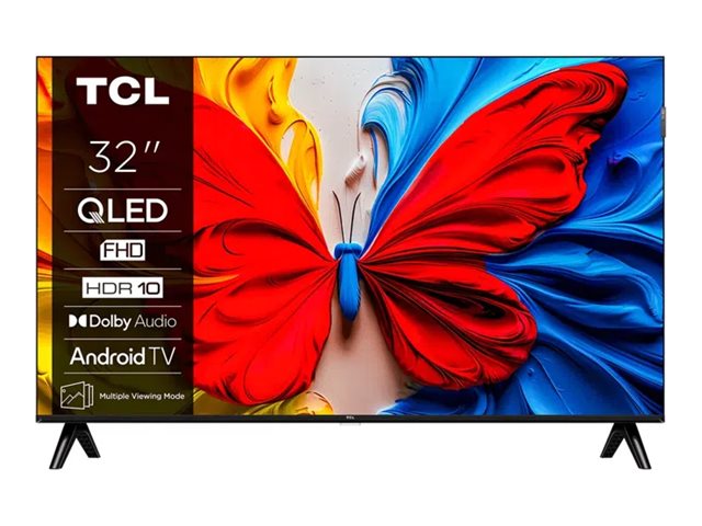 TCL 32V5C 32” QLED Full HD Smart TV (2025) – Android TV, HDR10, Chromecast