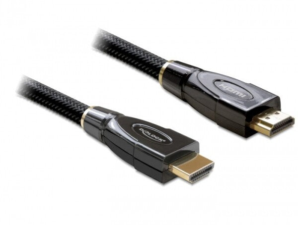 DeLOCK 3m HDMI AM/AM HDMI-kabel HDMI Typ A (standard) Svart