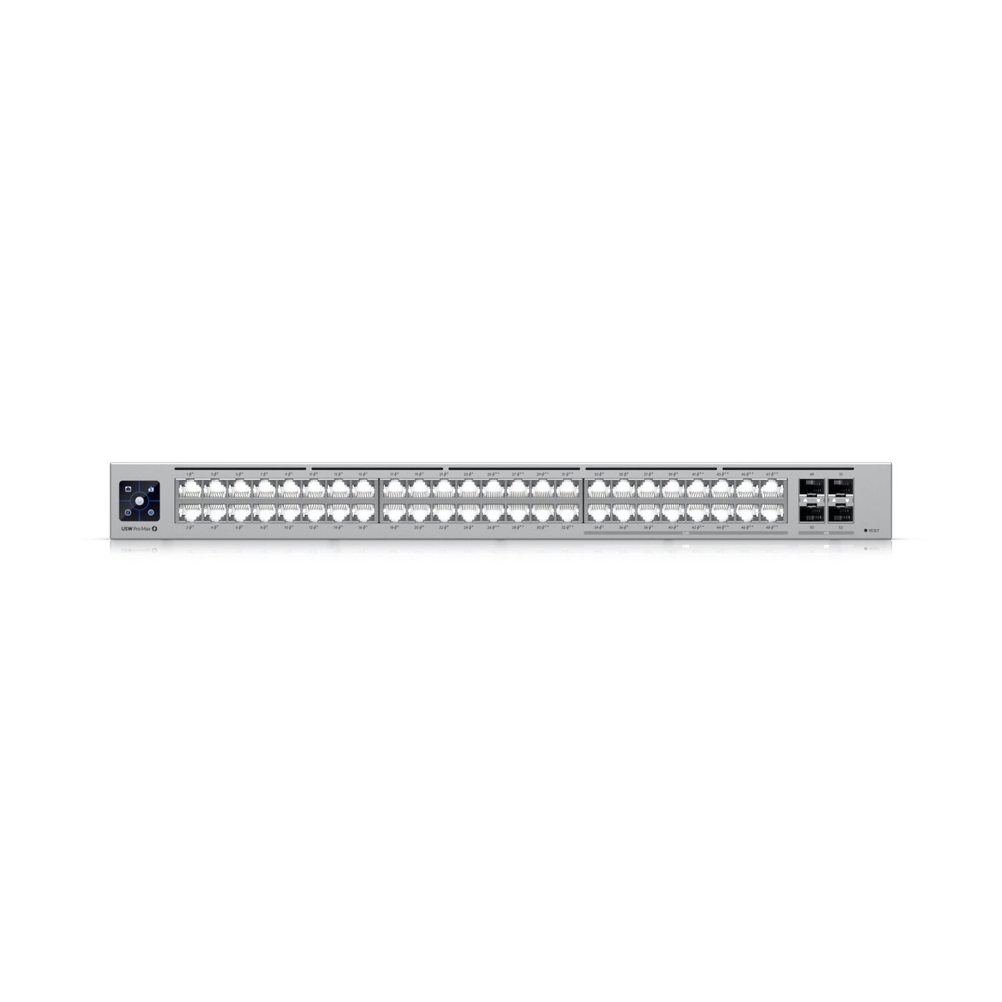 Ubiquiti USW-PRO-MAX-48-POE nätverksswitchar L3 2.5G Ethernet (100/1000/2500) Strömförsörjning via Ethernet (PoE) stöd Grå