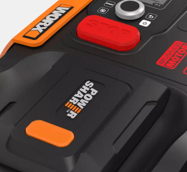 WORX WR165E gräsklippare Robotgräsklippare Batteri Svart, Orange