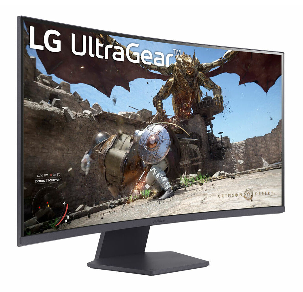 LG 32GS60QC-B platta pc-skärmar 80 cm (31.5") 2560 x 1440 pixlar Quad HD LCD Svart