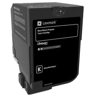 Lexmark 74C20K0 Tonerkassett 1 styck Original Svart