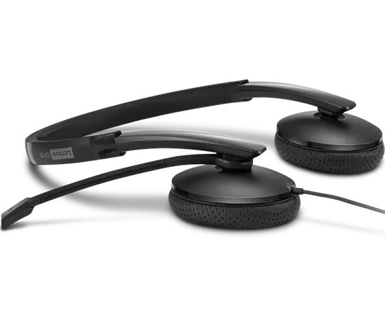 Lenovo 4XD1M39028 hörlur och headset Kabel Huvudband USB Type-C Svart