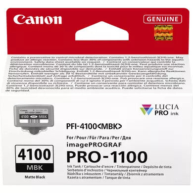 Canon LUCIA PRO II bläckpatroner 1 styck Original Standardavkastning matt svart
