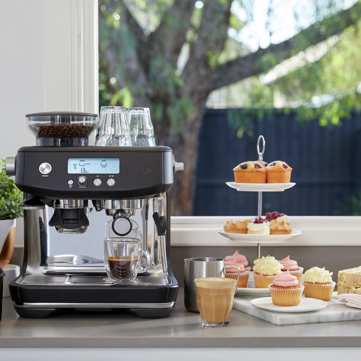 Sage the Barista Pro Helautomatisk Espressomaskin 1,98 l