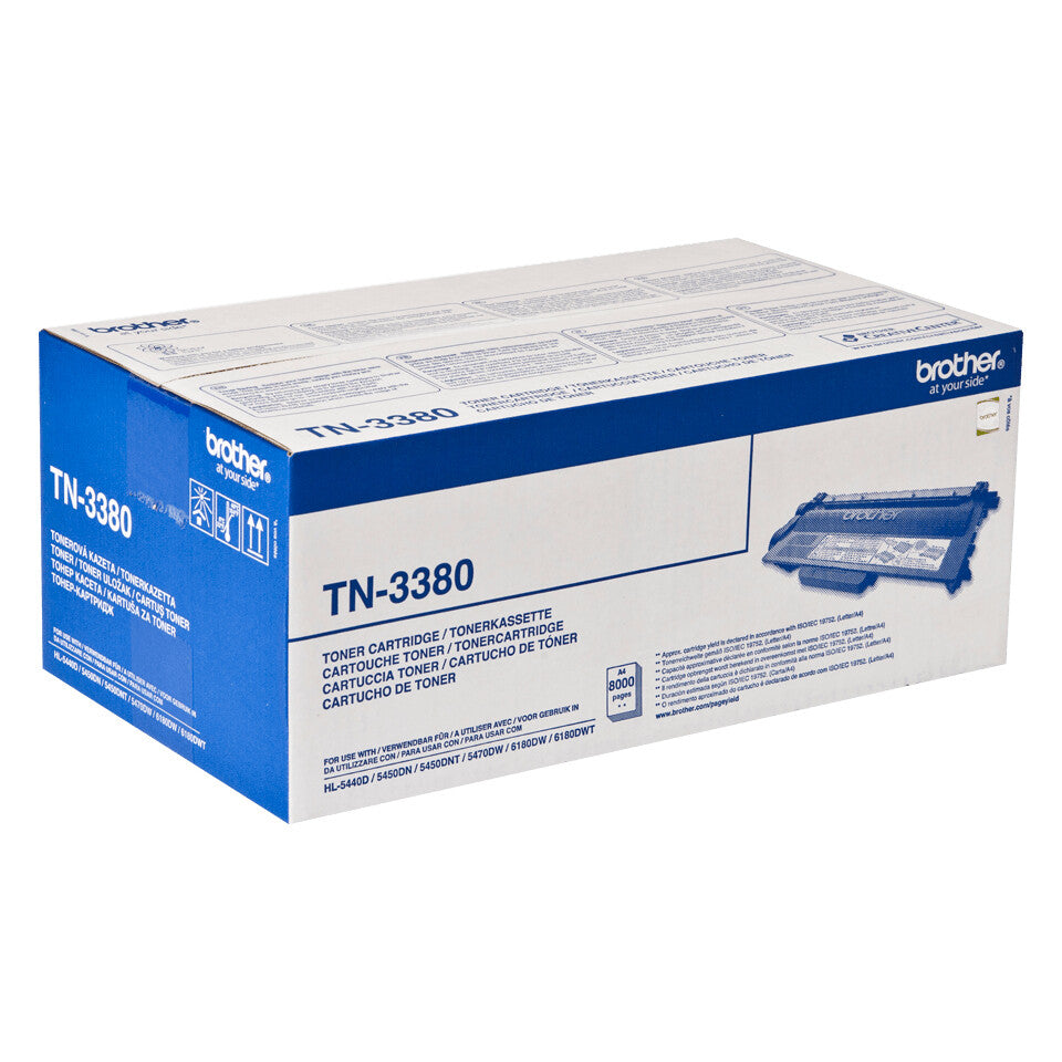 Brother TN-3380 Tonerkassett 1 styck Original Svart