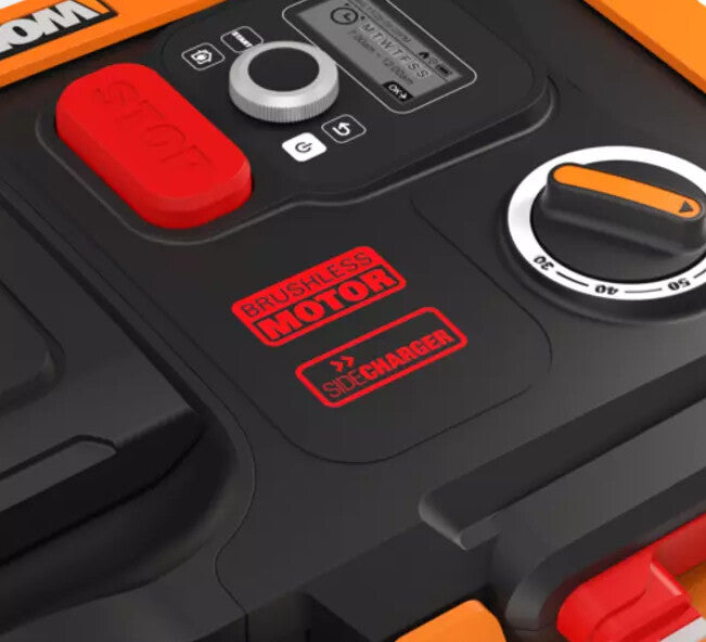 WORX WR165E gräsklippare Robotgräsklippare Batteri Svart, Orange