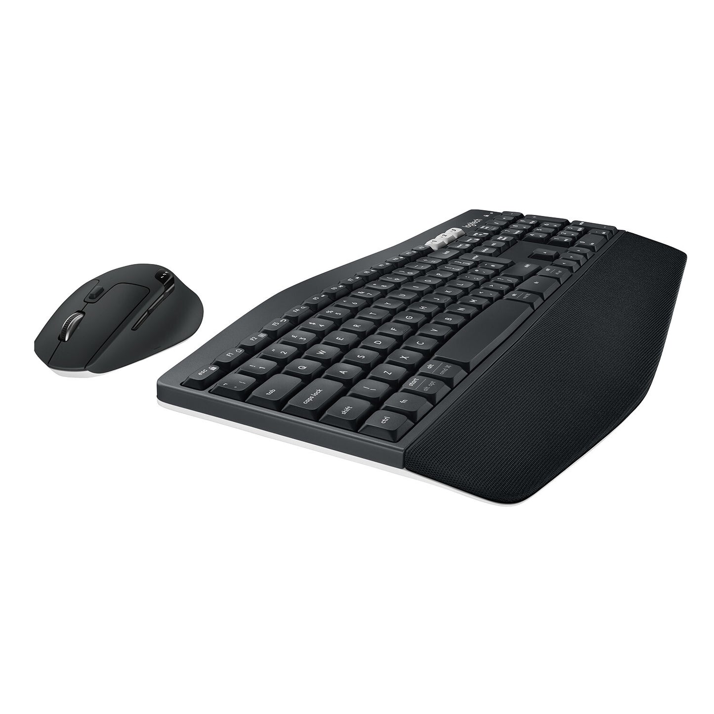 Logitech 920-008221 tangentbord Mus inkluderad Universal Trådlös RF + Bluetooth QWERTZ tyska Svart