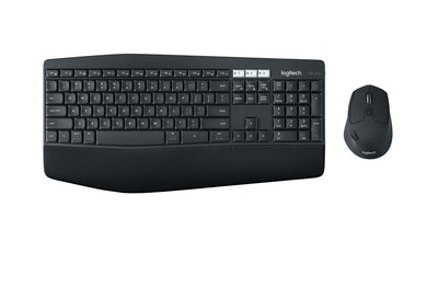 Logitech 920-008226 tangentbord Mus inkluderad Universal Trådlös RF + Bluetooth QWERTY Engelska (USA) Svart