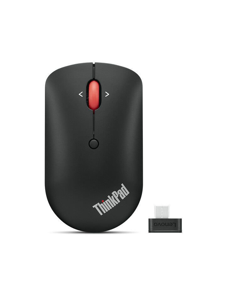 Lenovo ThinkPad USB-C Wireless Compact datormöss Kontor Ambidextrous RF Trådlös Optisk 2400 DPI