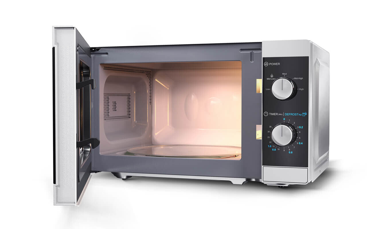 Sharp Home Appliances YC-MS01E-S mikrovågsugn Enbart mikrovågsugn Bänkdiskmaskin 20 l 800 W