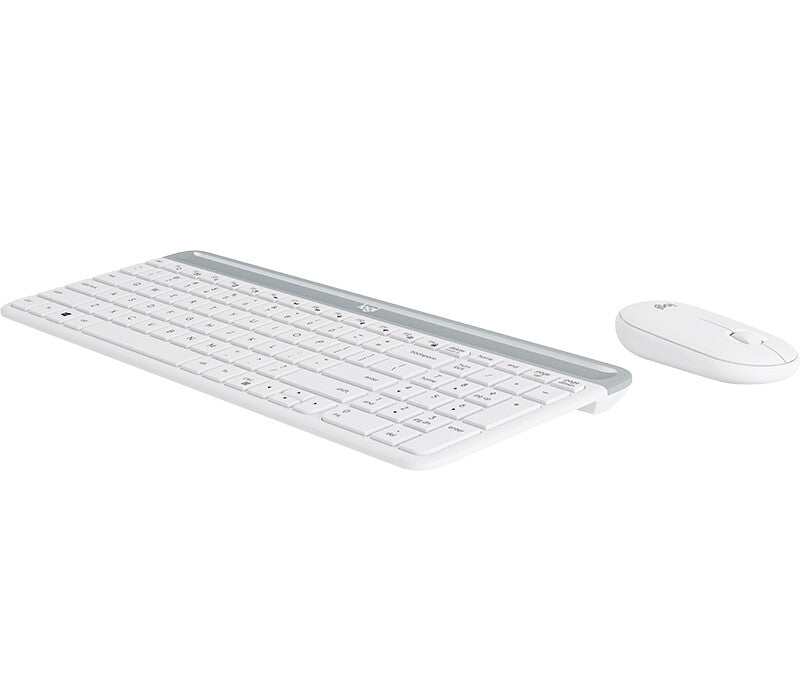 Logitech 920-009201 tangentbord Mus inkluderad Universal RF Trådlös QWERTY Nordic Vit