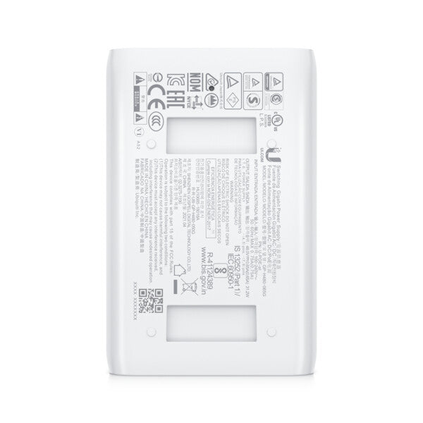 Ubiquiti U-POE-AT PoE-adapters Gigabit Ethernet