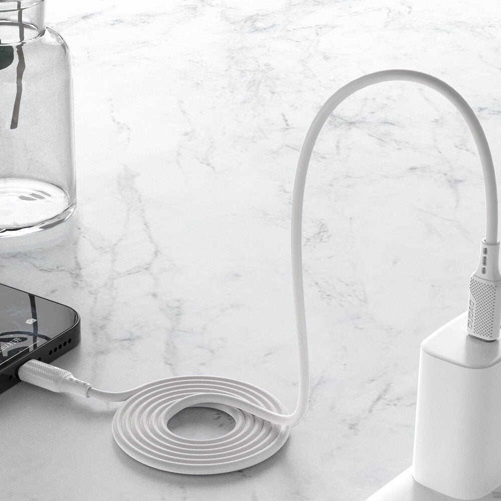 DUDAO L6S-2m USB-C to Lightning 2m. Vit