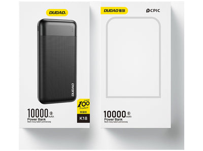Dudao K18 Powerbank 10000mAh Black